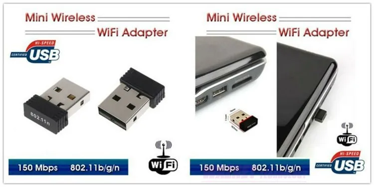 1000 шт 150 м мини USB беспроводная сетевая карта WiFi передатчик сигнала/приемник настольный WLAN USB адаптер RTL8188 MT7601