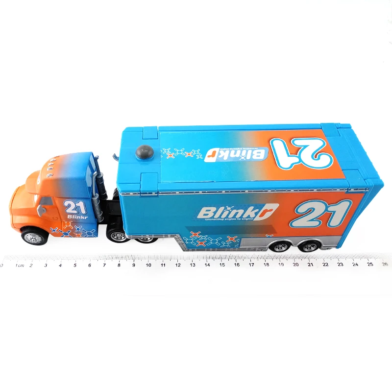 Disney Pixar Cars 3 Speedy Comet Blinkr Hauler 1:55 металлический литой автомобиль игрушки модель