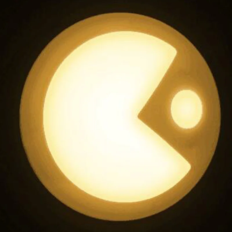 LED интеллектуальные Кабинета управление светом ночник творческий съесть Bean