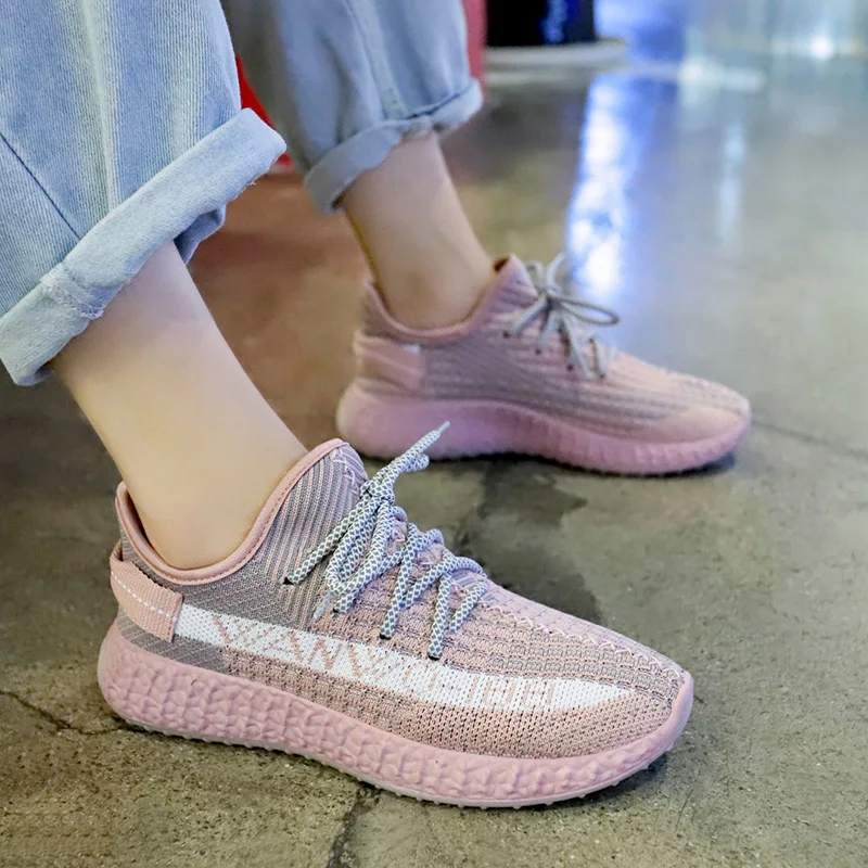 Женские кроссовки повседневная обувь с дышащей сеткой zapatos de mujer удобная