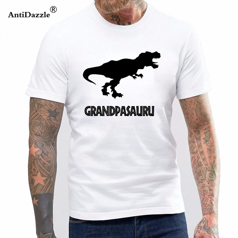 Рекс научное название дизайнерские футболки Tall дедушка подарки Grandpasaurus О