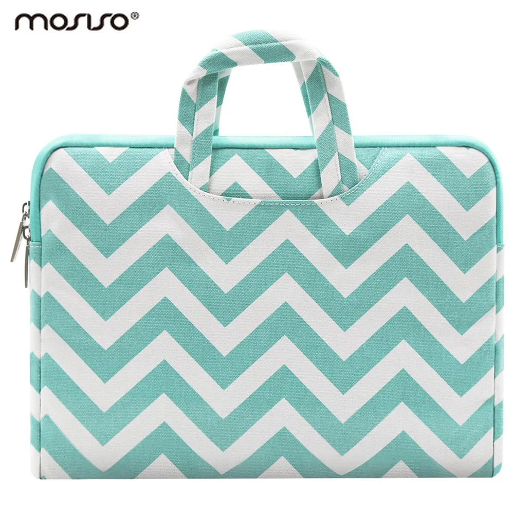 Mosiso Briefcase for Macbook 11 12 inch Women Chevron Laptop Sleeve Carrying Bag For air 13 Mac Pro 15 | Компьютеры и офис