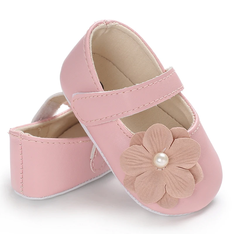 Милые детские туфли принцессы для маленьких девочек обувь Mary Jane из искусственной