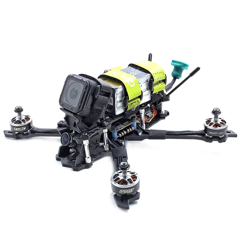 GEPRC Mark2 FPV Бесщеточный RC гоночный Дрон Квадрокоптер с 230 мм 40A BLHeli_s 600TVL полный 3K Углеродное волокно BNF PNP