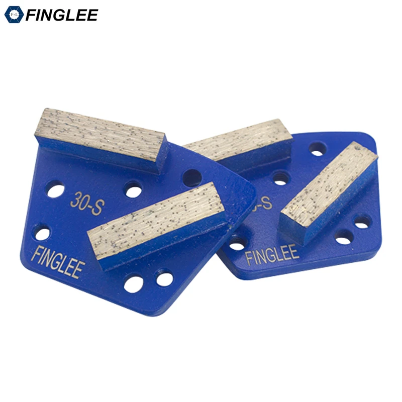 FINGLEE зернистость 16/30 трапециевидная Алмазная бетонная шлифовальная обувь