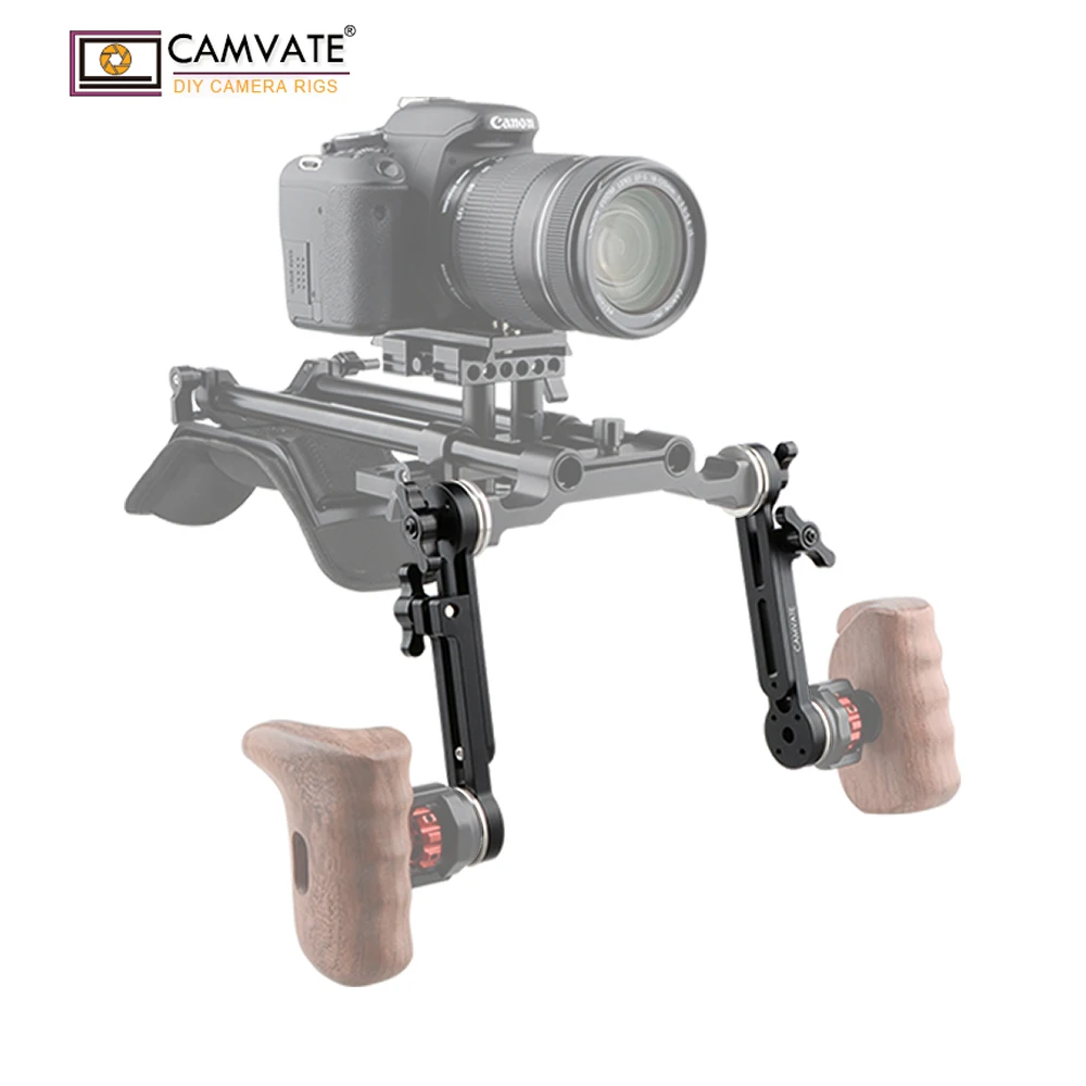 CAMVATE 2 шт. Регулируемый удлинитель с двойной резьбой M6 ARRI Rosette крепления для DSLR
