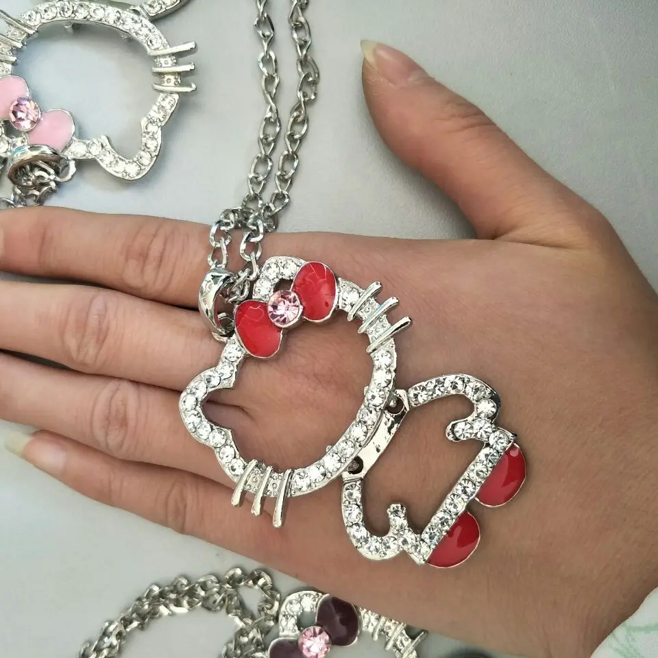 Цепочки и ожерелья cat Jewelry Bojiux Нержавеющая сталь цепи Цепочки и Ожерелья Подвески милый котенок кошка Цепочки и ожерелья s Модные украшения для женщин