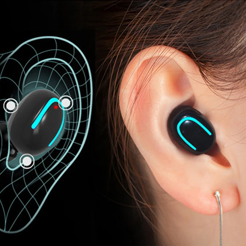 Спортивные музыкальные беспроводные bluetooth наушники микрофон для Samsung Galaxy S7 Edge s8 s9