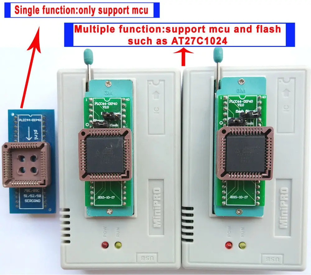 TL866II плюс USB программатор+ 13 адаптеров IC клип 1,8 в nand flash 24 93 25 mcu биос EPROM F/NAND EEPROM MCU PIC IC тестер
