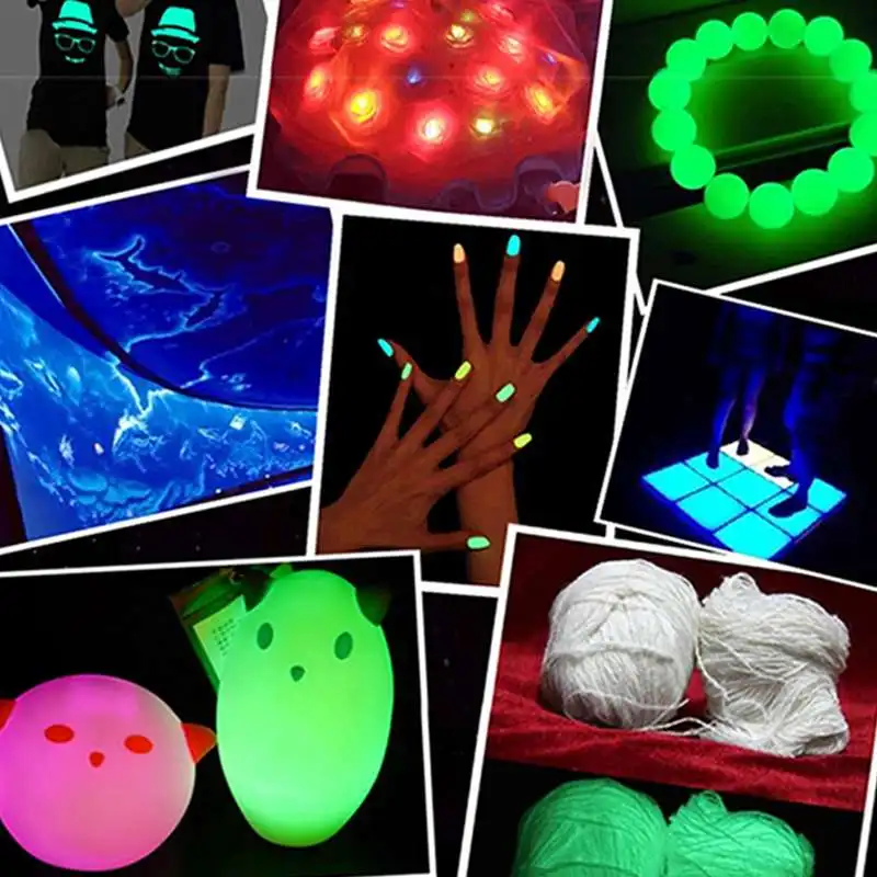 10 г DIY Звездные светящиеся игрушки светится в темноте вечерние флуоресцентные песок яркая краска малыш флуоресцентные частицы пигментная игрушка для детей