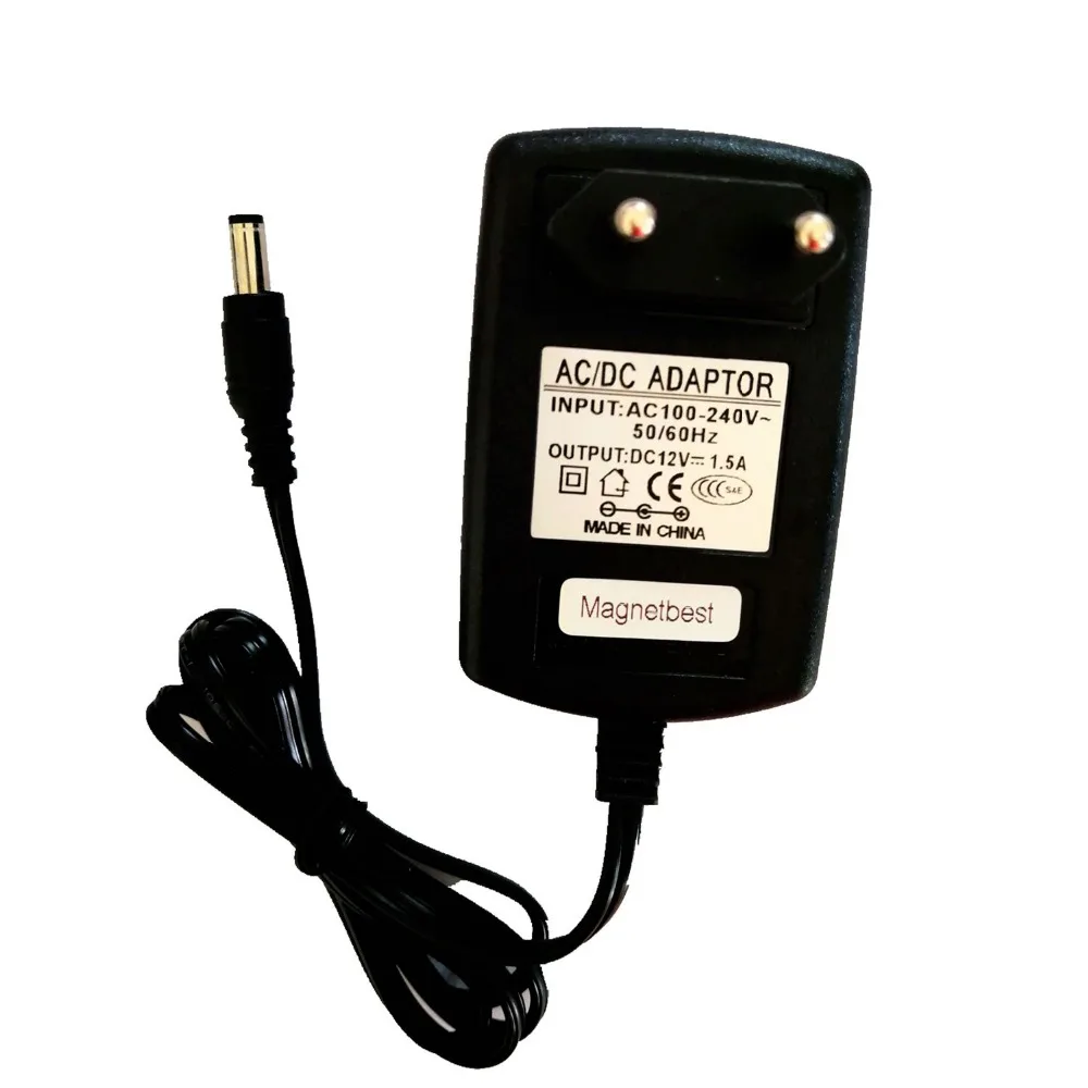 12V1.5A AC 100 в-240 в адаптер преобразователя DC 12 В 1.5A 1500mA 18 Вт Зарядное устройство EU US