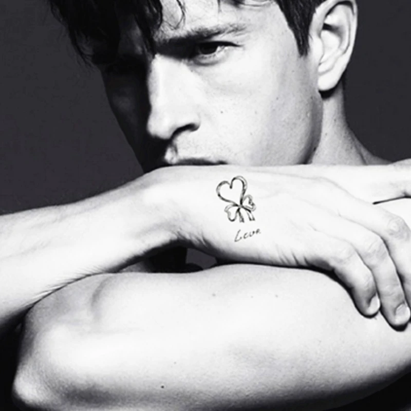 SHNAPIGN сексуальные буквы любовь Временные татуировки боди арт флэш наклейки 17*10 см