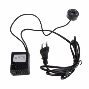 Новые поступления AC 220V 5W Погружные водяные насосы с 4-светодиодный светильник 300Lч насос для аквариума от китайского производителя фонтан воды рыбоводного водоема бак штепсельная вилка европейского стандарта