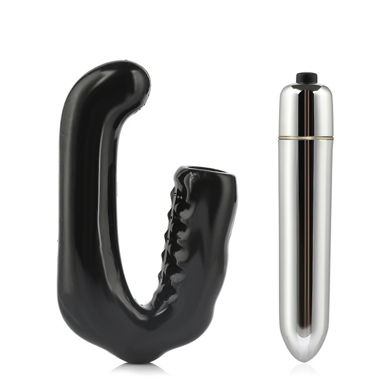 U-образный Анальный Вибратор Анальная пробка массажер простаты стимулятор точки