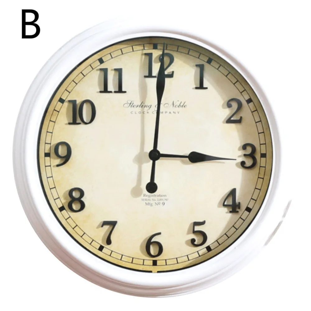 1 шт. креативные часы в американском ретро стиле для гостиной Висячие европейские