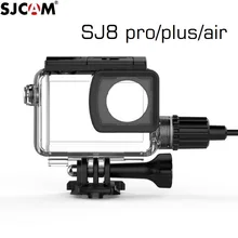 Original SJCAM SJ8 Pro/plus/Air Motorcycle Waterproof Case for SJ8 Charging Case Charger Housing Camera Accessories Clownfish