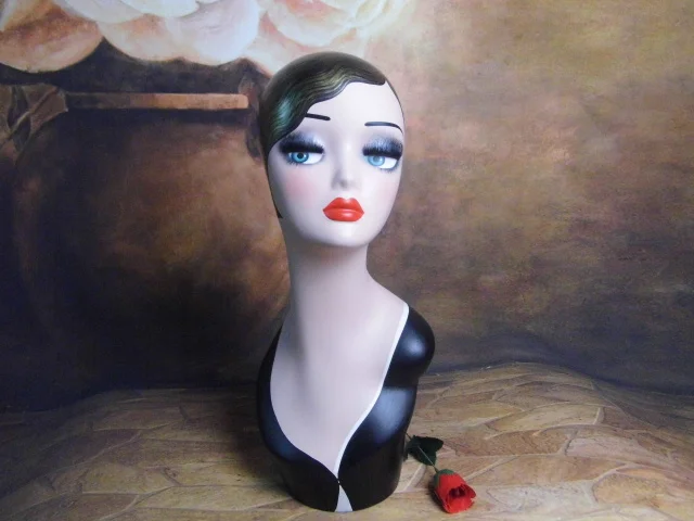 Высококачественный Женский манекен из стекловолокна грудь винтажная голова