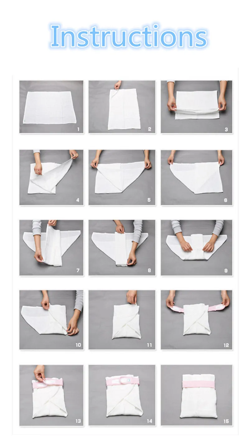 Новинка 5 шт. подгузники 46*5 см с пряжкой удобные мягкие многоразовые