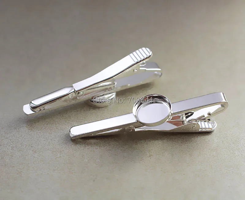 Пустые Зажимы для галстука с круглым глубоким стеновым ободком чашки на центре