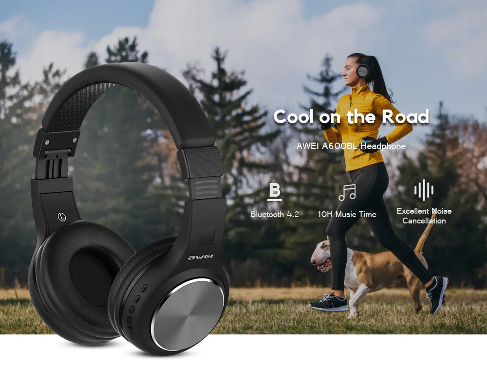 DRXENN AWEI A600BL беспроводные Bluetooth наушники-вкладыши стерео звук шумоподавление с микрофоном Hifi Музыка 10h долгое время игры