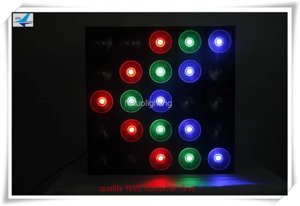 8xlot сценический фон 25x30w rgb 3 в 1 cob светодиодная Матрица Блиндер Свет Свадебная