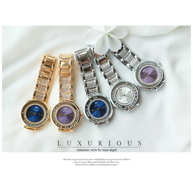 2017 женские кварцевые часы Роскошные бриллиантовые знаменитые элегантные