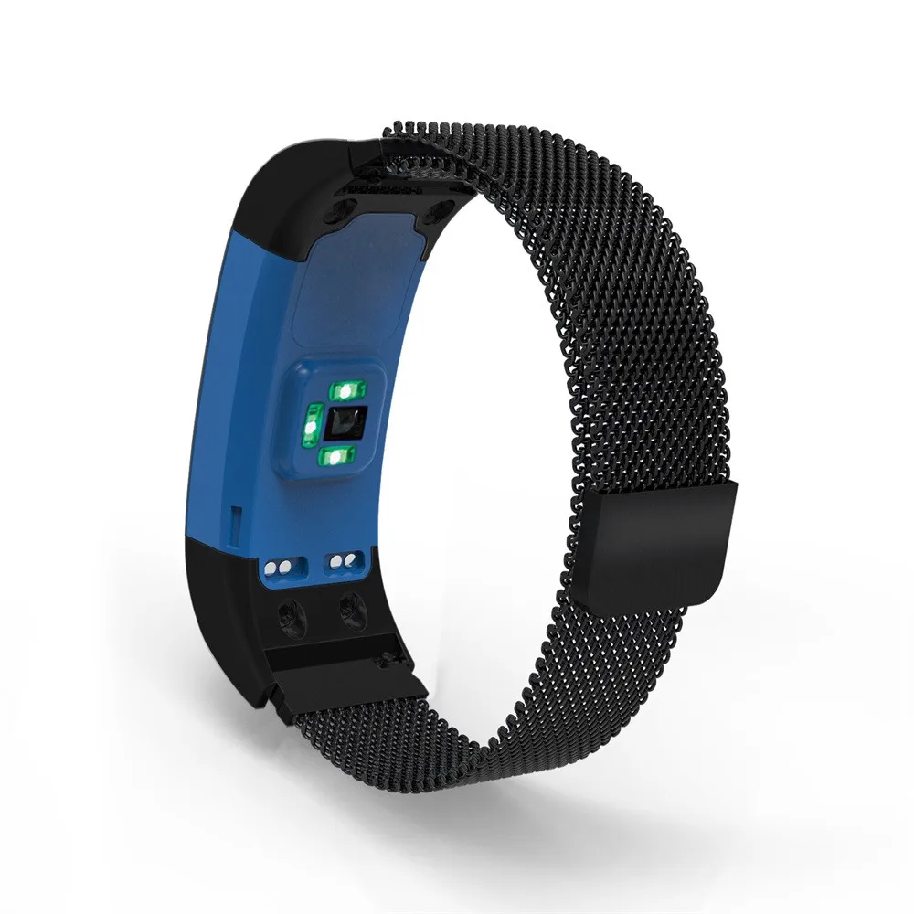 newMilanese Магнитная Петля из нержавеющей стали ремешок для часов Garmin VIVOsmart HR+ ремешок 3 2 1 наручный ремешок E1011