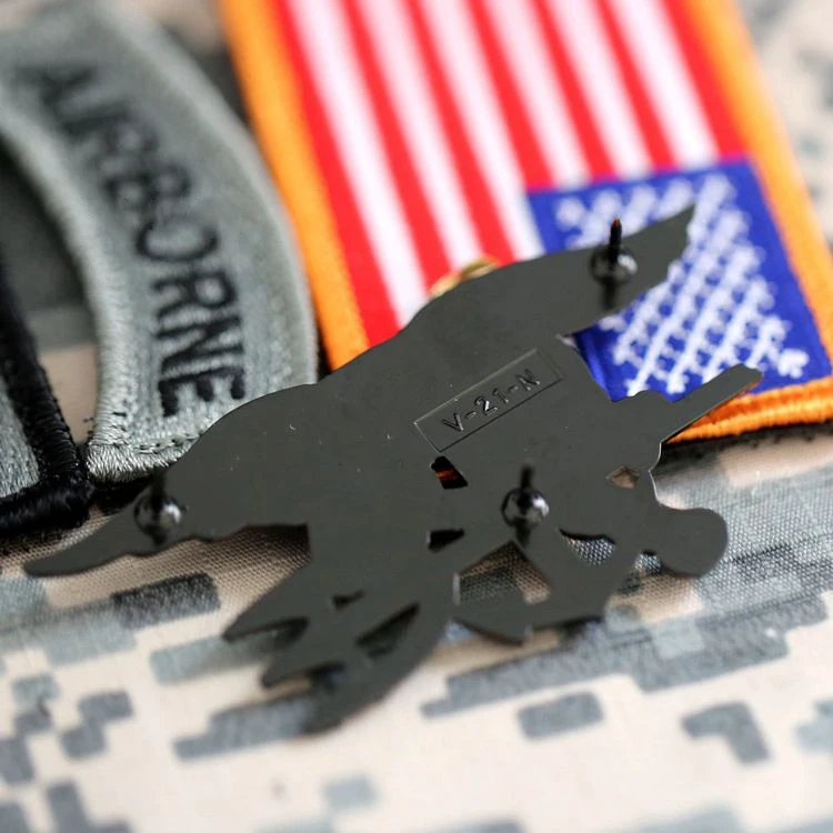 ВМС США уплотнения металлические значки покрытие брошь Орел колпачок медаль форма США брошь булавки