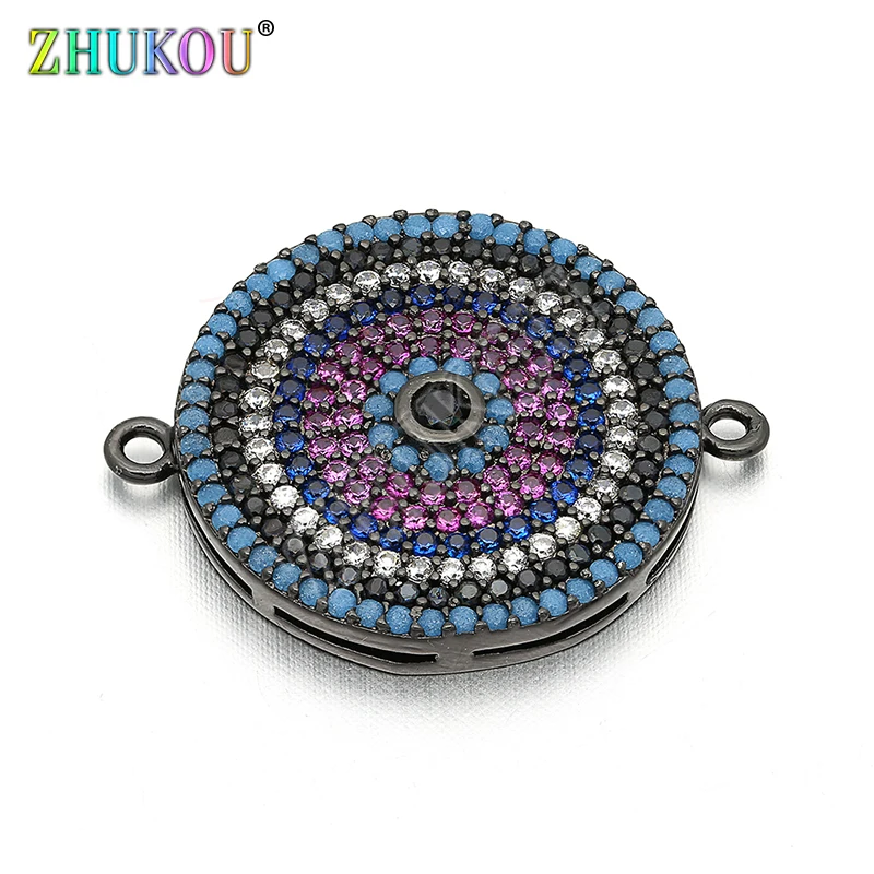 

19 мм ручная работа, латунь, кубический цирконий, радужные соединители, Подвески, сделай сам, ювелирный браслет, изготовление ожерелья, Модел...