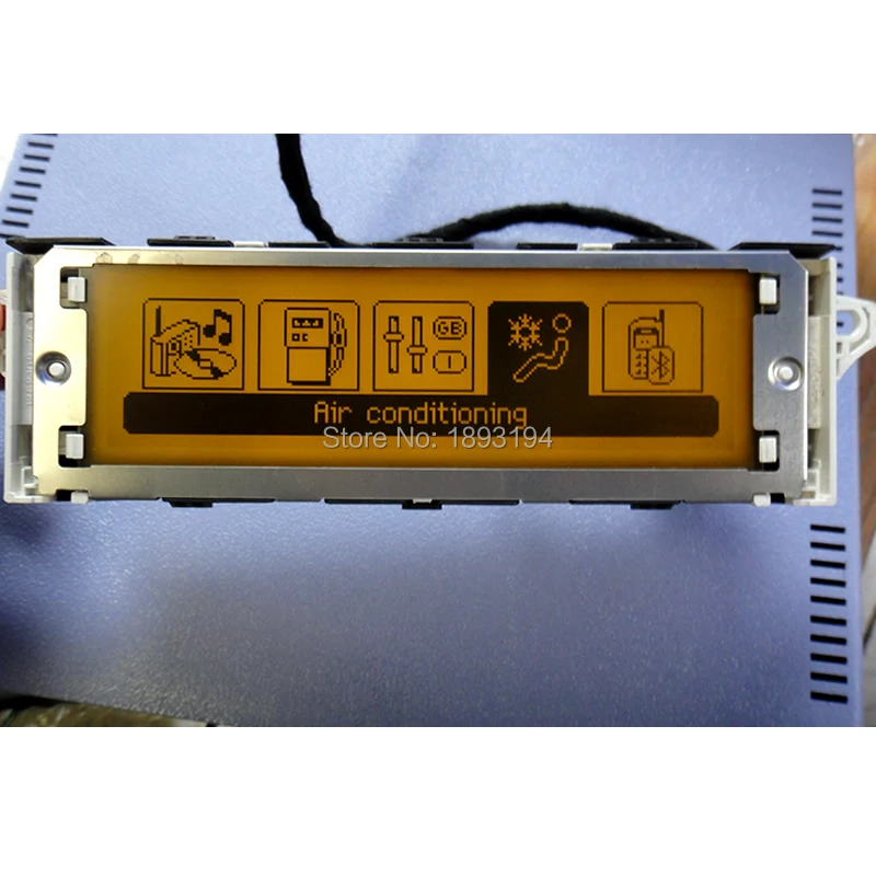 6x экран(желтый) Поддержка USB Dual-zone air Bluetooth дисплей желтый монитор для peugeot 307 407 408 citroen C4 и C5