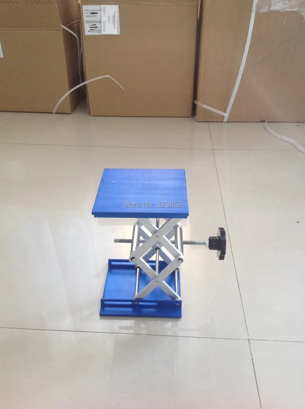 Лабораторный домкрат алюминиевая лабораторная Опора домкраты 150x150x250 мм