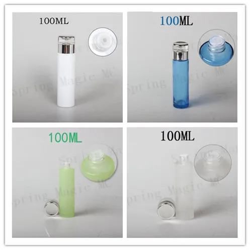 Женская голубая/зеленая/матовая/жемчужная белая стеклянная бутылка с