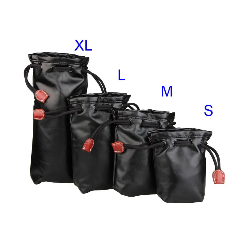 Сумка для объектива DSLR камеры (XL) из искусственной кожи + Мягкий защитный чехол