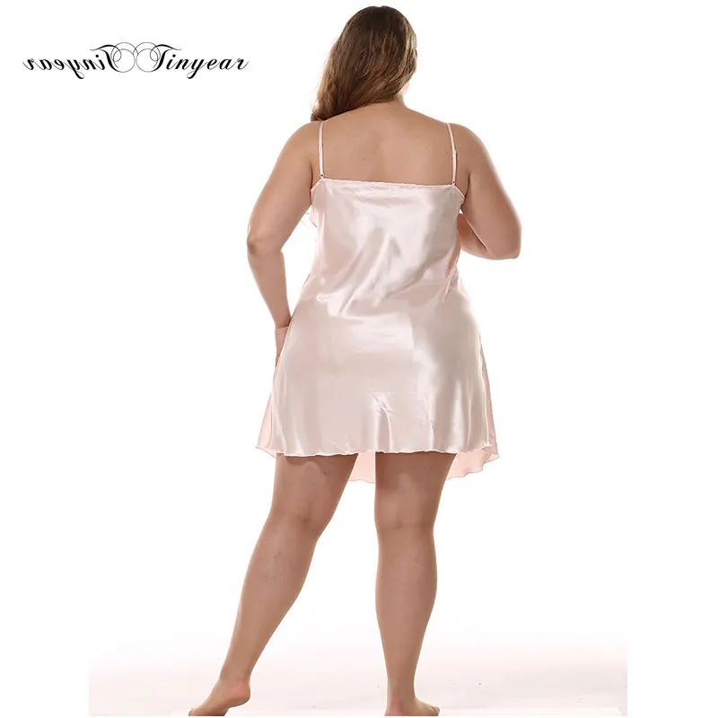 Tinyear розовый цвет XL 3XL 2 шт женский сексуальный кружевной роскошный халат наборы