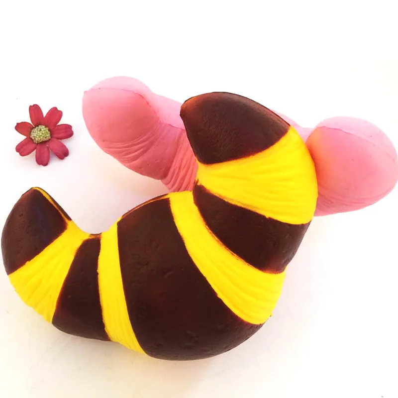 Squishy колоссальный 18 см мягкими бык рогом замедлить рост хлеб душистые Телефона