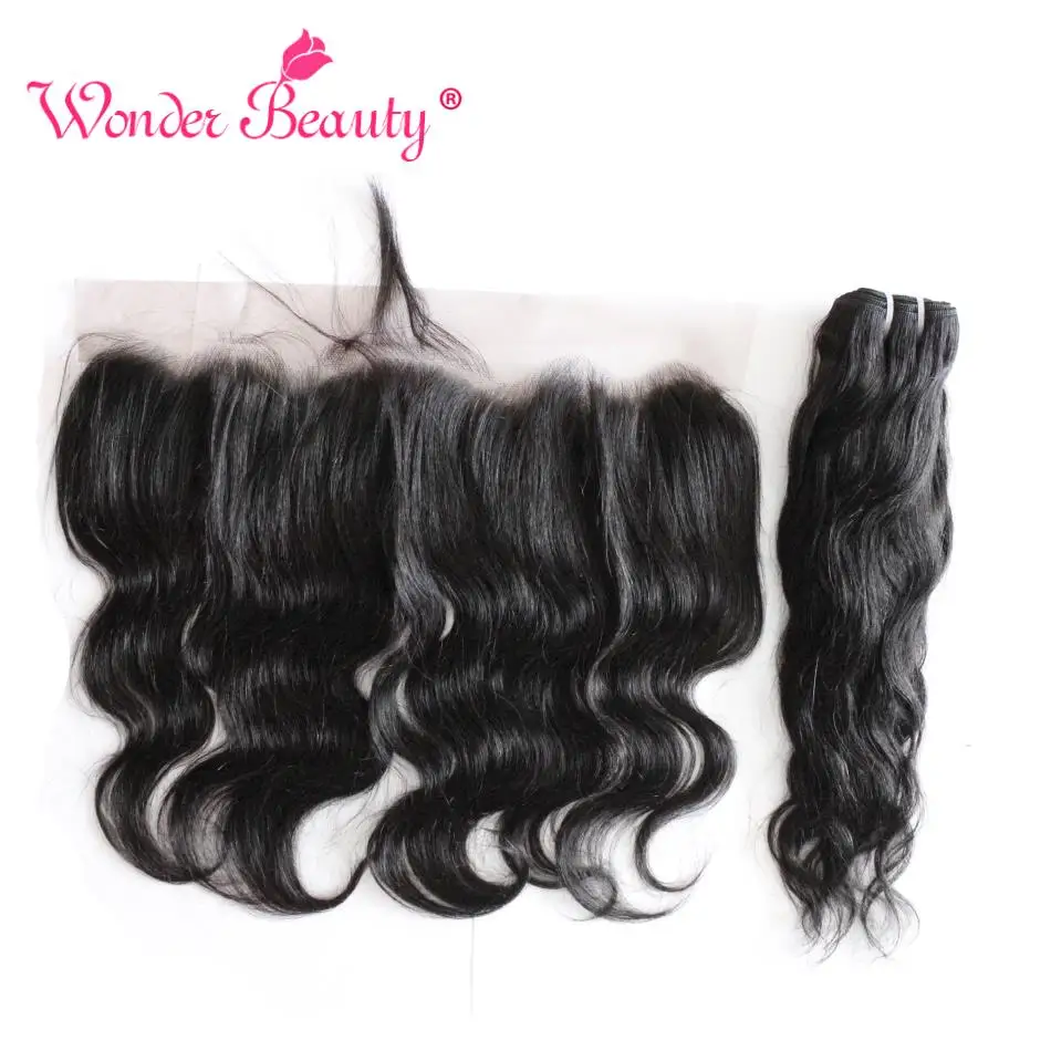 Wonder Beauty накладные волосы перуанские натуральные волнистые Человеческие remy для