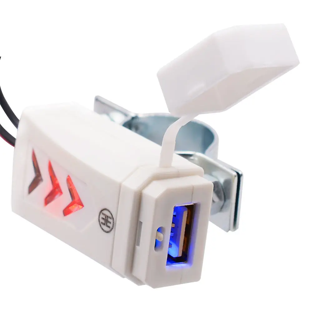 5V 2.1A водонепроницаемый USB зарядное устройство гнездо адаптера Питание DC 12 24 V