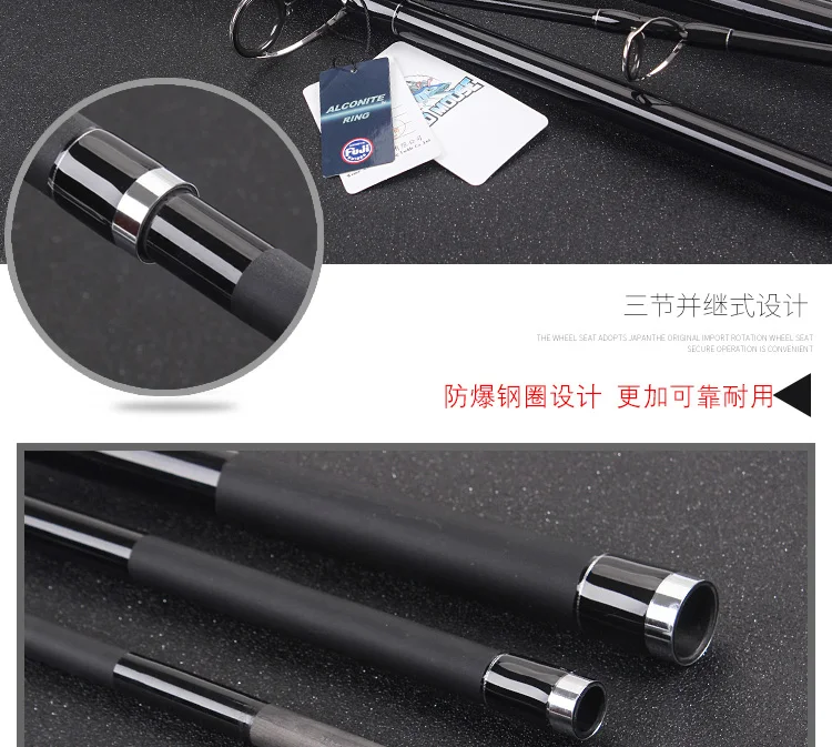 MADMOUSE новая модель Япония качество полный Fuji Surf Rod 4,20 M 46T высокоуглеродистая 3 секции 100-250g Surf casing Rod