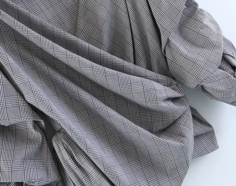 Watialady 2017 Винтаж плед свободные длинные Рубашки для мальчиков с длинным рукавом