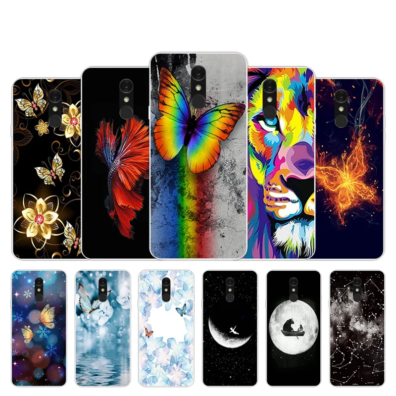 Прозрачный ТПУ для LG Q7 + задняя крышка телефона 5 &quotдля чехол мягкий силиконовый