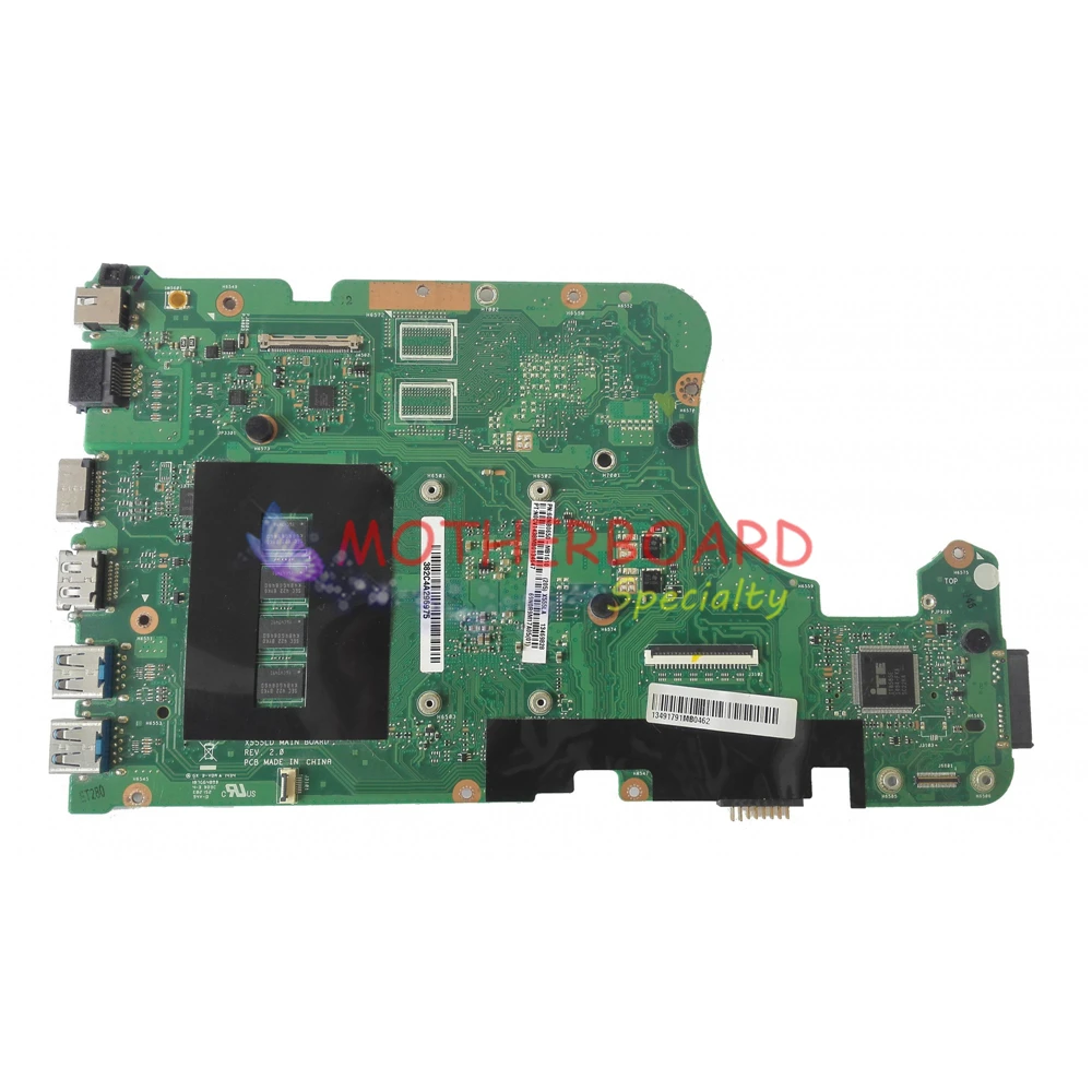 Vieruodis для ASUS X555LD X555LA материнская плата ноутбука с искусственным процессором DDR3