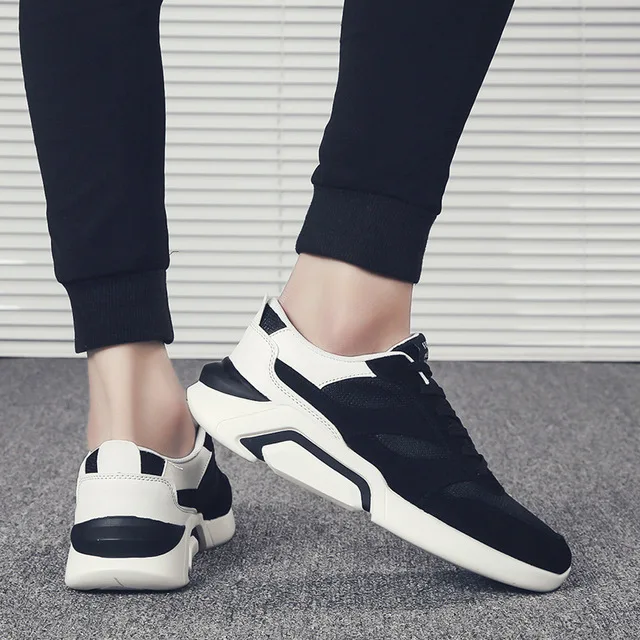 2019 new men's casual Korean version of the trend British versatile increase old man's shoes... | Обувь