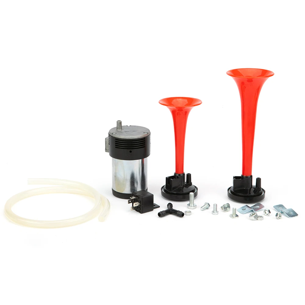 Hippcron Air Horn 115 дБ сирена 12 В красный комплект из улиток громкий для автомобиля