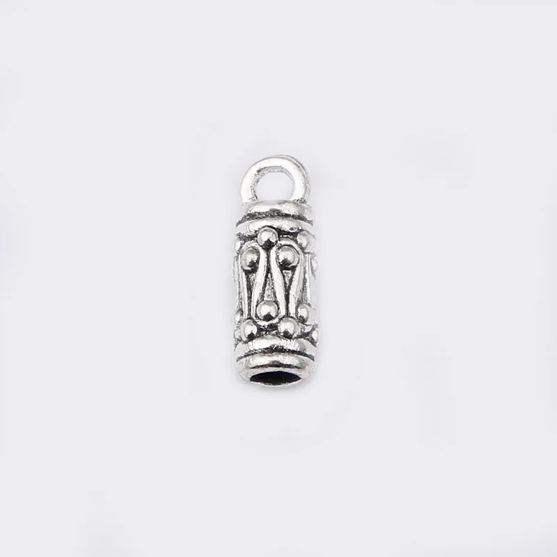 20pcs End Caps Bead Stopper For 2.5mm Round Leather Cord Tassel Jewelry Making Findings 5x13mm | Украшения и аксессуары
