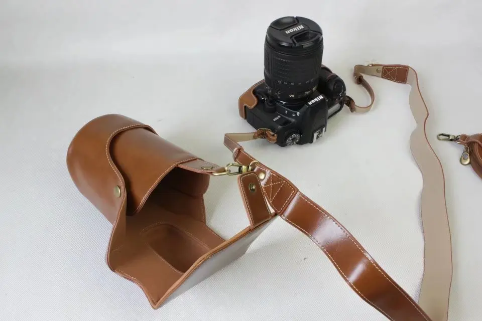 Кожаный чехол для камеры Deluxe Edition для Nikon D750 D3200 D500 D5500 D7200 D810 P900S, чехол для аккумулятора