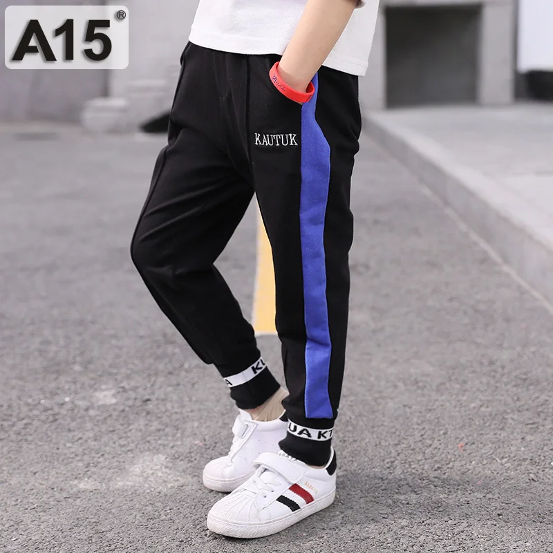 Детские штаны для мальчиков детские спортивные мальчиков-подростков