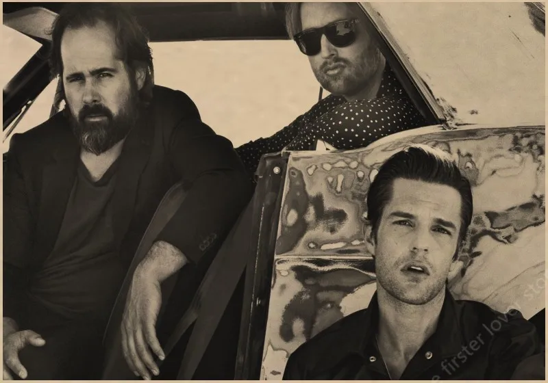 The Killers винтажный Ретро рок-группа музыкальная гитара матовый плакат на крафт-бумаге стикер на стену домашний декор - Цвет: 17