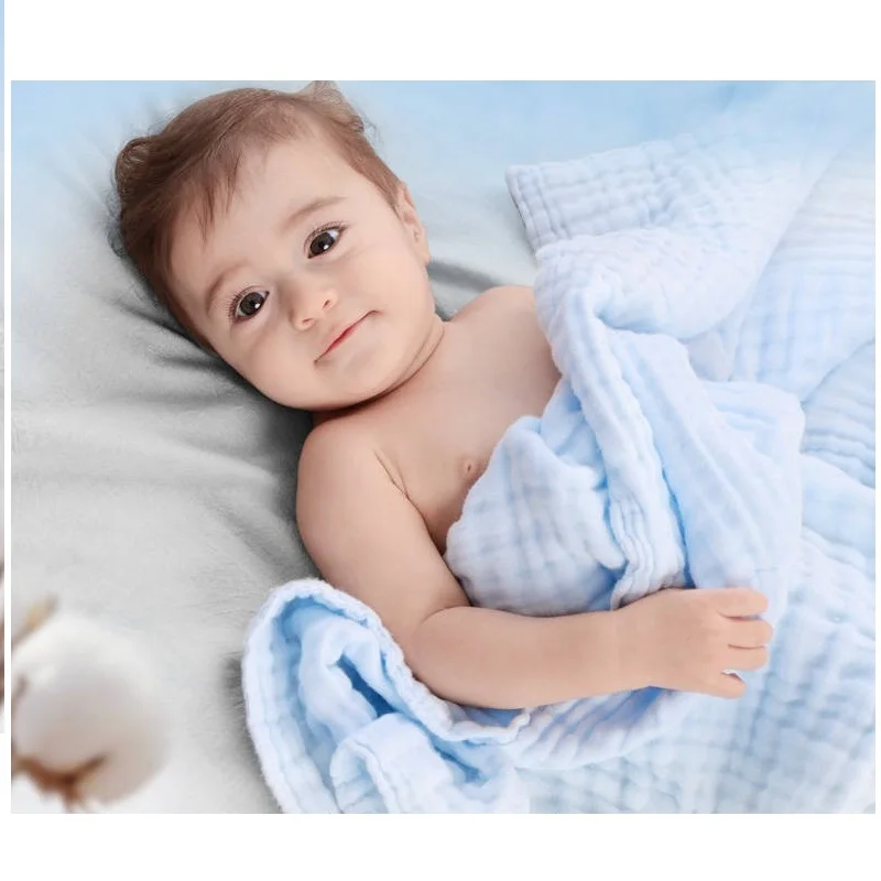 

Baby Blankets Soft Feeding Burp Towel Newborn Baby Stuff Muslin Swaddle Wrap Bath Towel Gauze Stroller Cover 100% Cotton Blanket