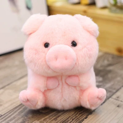 1 шт. 18 см Kawaii плюшевый пингвин Кролик Хомяк Панда Свинья плюшевая игрушка, мини-модель плюшевого животного заполненная кукла, детская игрушка, домашний декор - Цвет: Pig