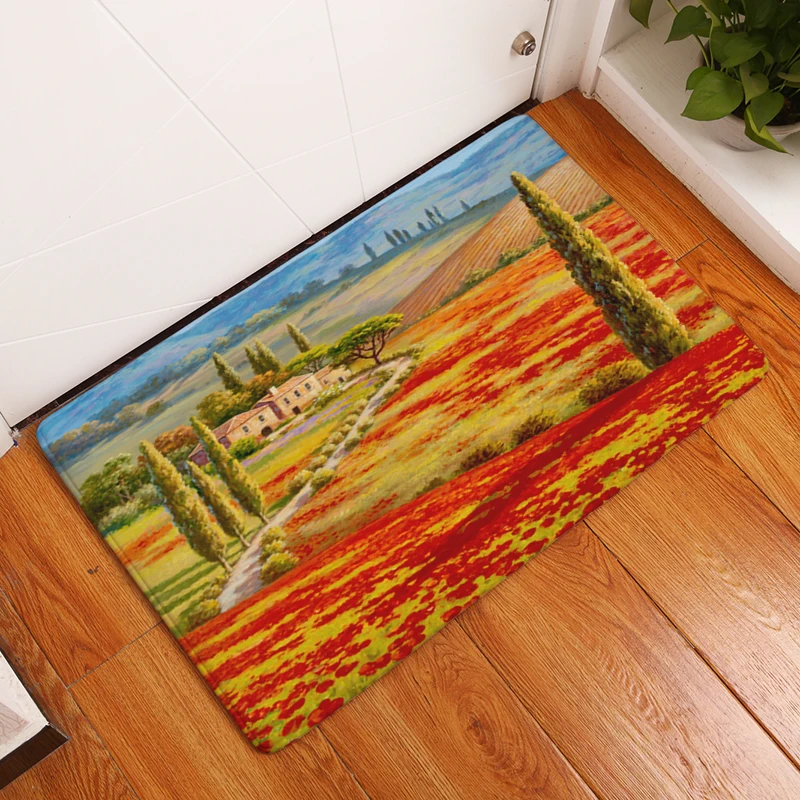 Новинка 2017 деревенские ковры с принтом Нескользящие кухонные коврики для дома